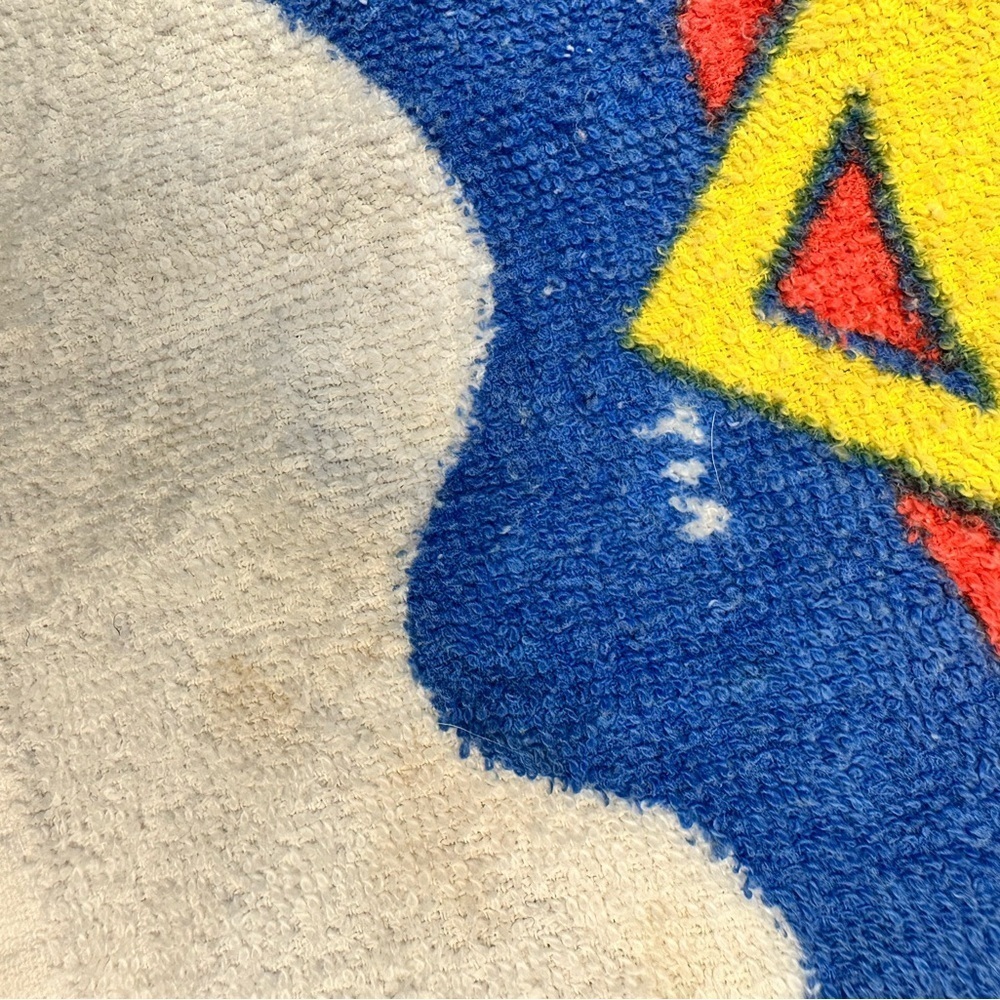 Superman Graphic Towel 1990's Superman Beach Towel RARE - Picture 9 of 12